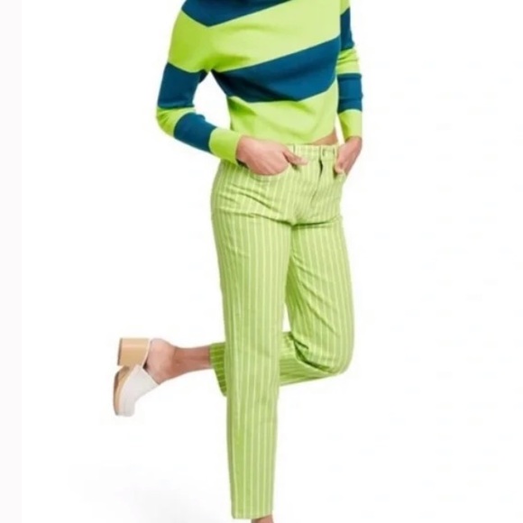 Victor Glemaud Jeans Nwt Victor Glemaud Target Acid Limecloud Pants